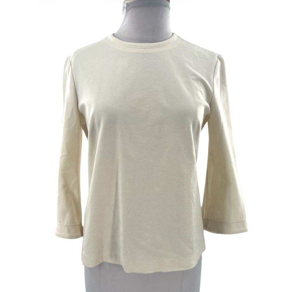 The Row Scoop Neck Top‎ cream sz S